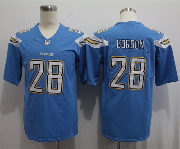 Men's Los Angeles Chargers Melvin Gordon III #28 Blue Game Jersey