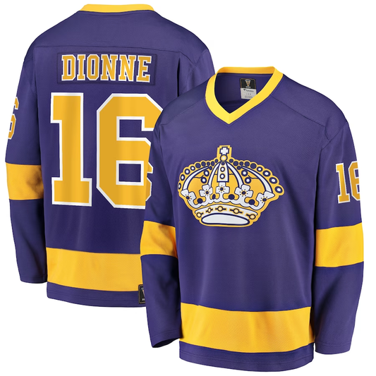 Men's Los Angeles Kings Marcel Dionne #16 Purple Premier Breakaway Retired Player Jersey