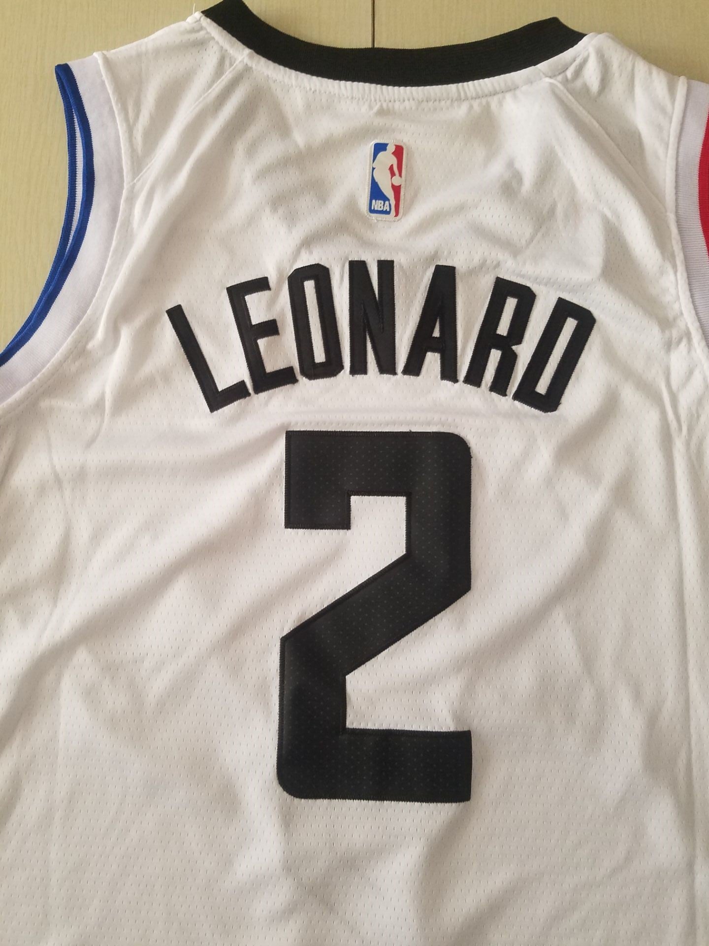 Men's LA Clippers Kawhi Leonard #2 NBA White Swingman Player Jersey