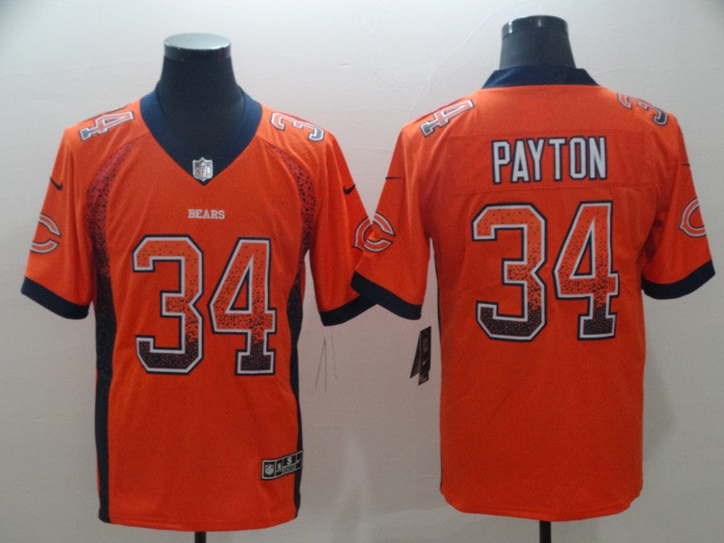 Men's Chicago Bears Walter Payton #34 Orange Game Jersey