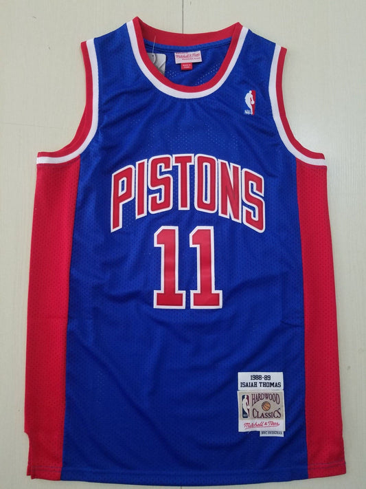 Men's Detroit Pistons Isiah Thomas 1988-89 Hardwood Classics Swingman Jersey