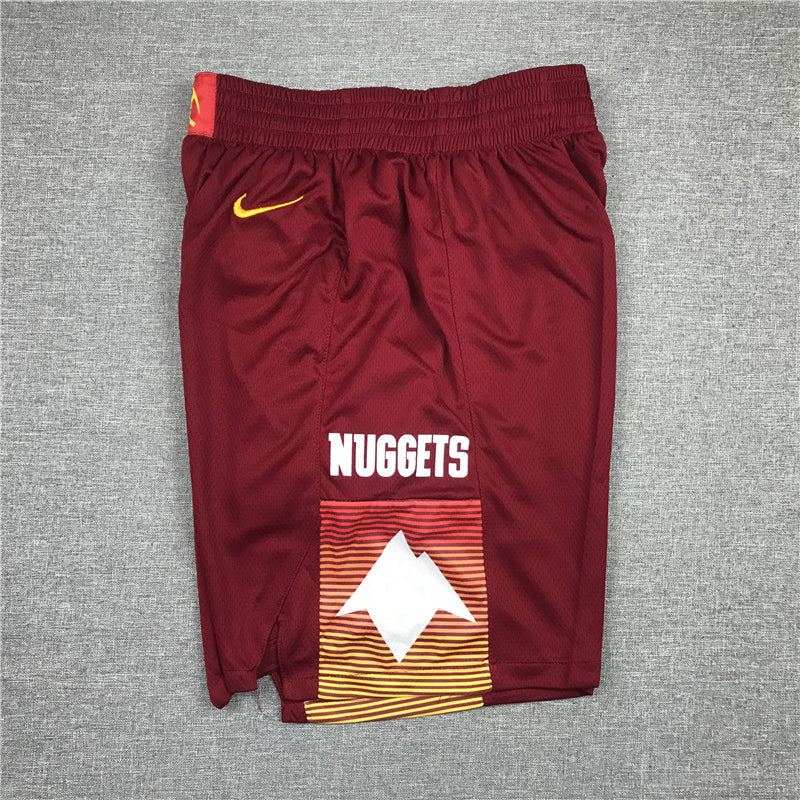 Men's Denver Nuggets Red City Edition Basketball Shorts