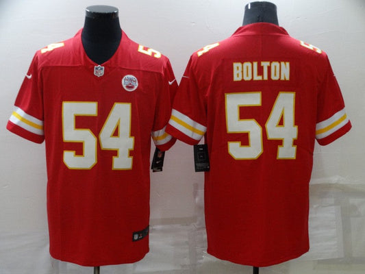 Men's Kansas City Chiefs Nick Bolton #54 Red Game Jersey