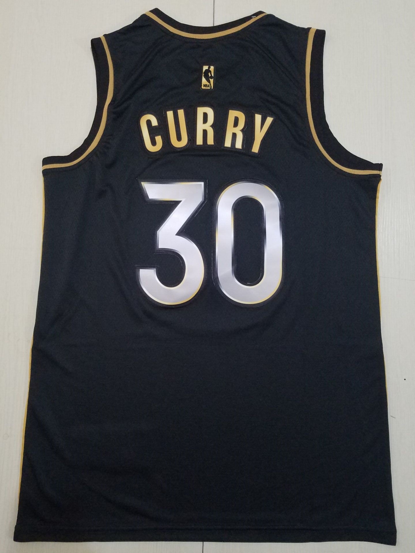 Men's Golden State Warriors Stephen Curry Fanatics Branded Black Swingman Jersey