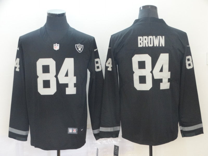 Men's Las Vegas Raiders Antonio Brown #84 Black Team Player Jersey