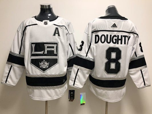 Men's Los Angeles Kings Drew Doughty #8 White Home Breakaway Player Jersey