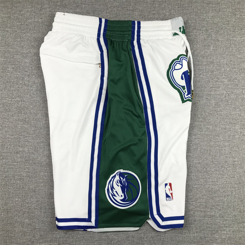 Men's Dallas Mavericks White City Edition Basketball Shorts