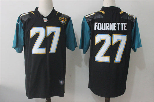 Men's Jacksonville Jaguars Leonard Fournette #27 Black Game Jersey