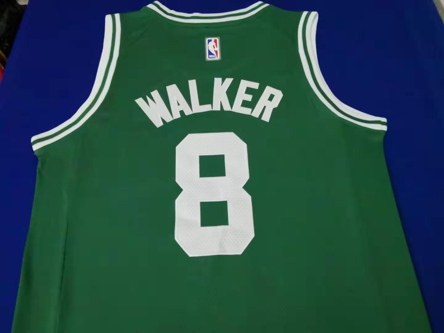 Men's Boston Celtics Kemba Walker #8 NBA Green Game Jersey