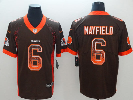 Men's Cleveland Browns Baker Mayfield Brown Player Jersey