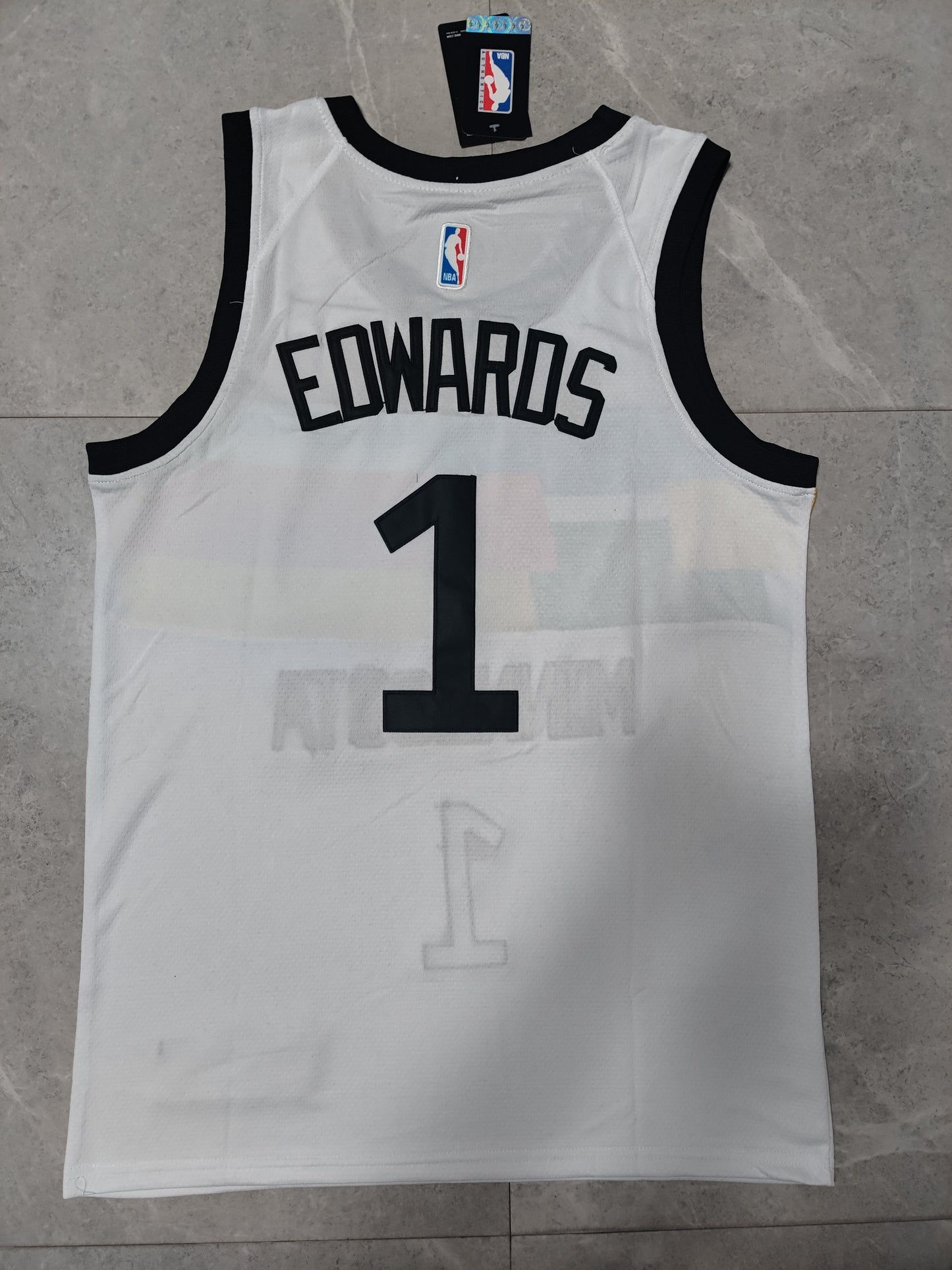 Men's Minnesota Timberwolves Anthony Edwards #1 White 2022/23 Fastbreak Jersey - City Edition