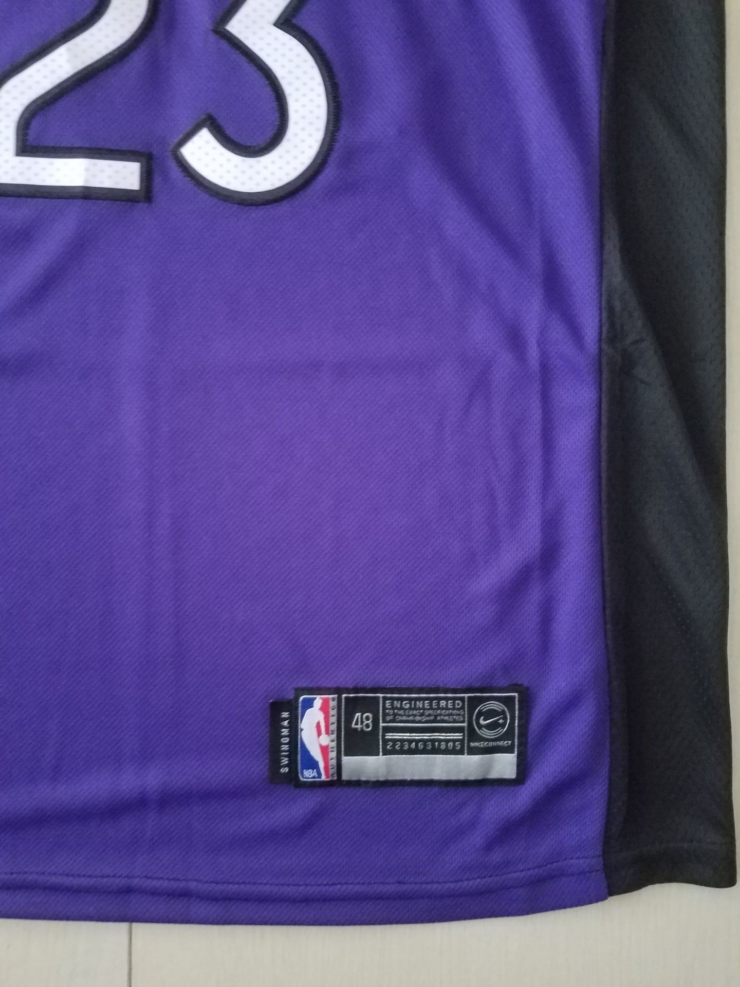 Men's Toronto Raptors Fred VanVleet Black/Purple 2020/21 Swingman Player Jersey