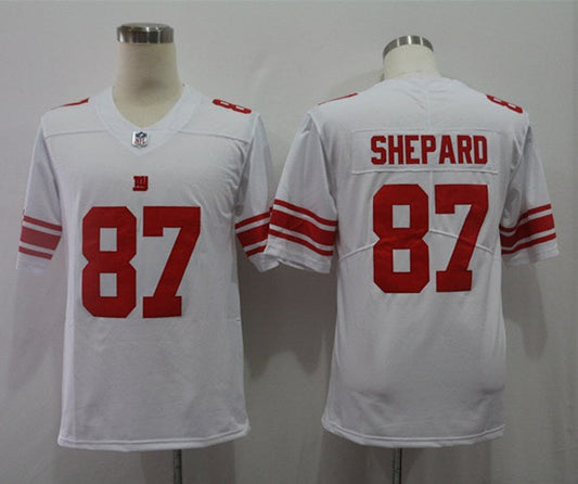 Men's New York Giants Sterling Shepard #87 White Game Player Jersey