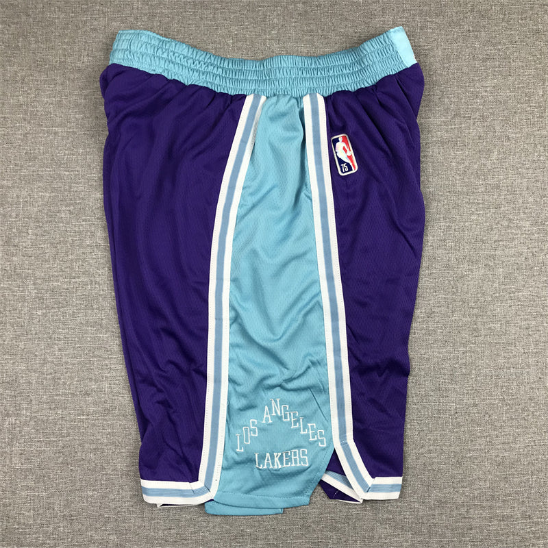 Men's Los Angeles Lakers Purple 2021/22 Basketball Shorts City Edition