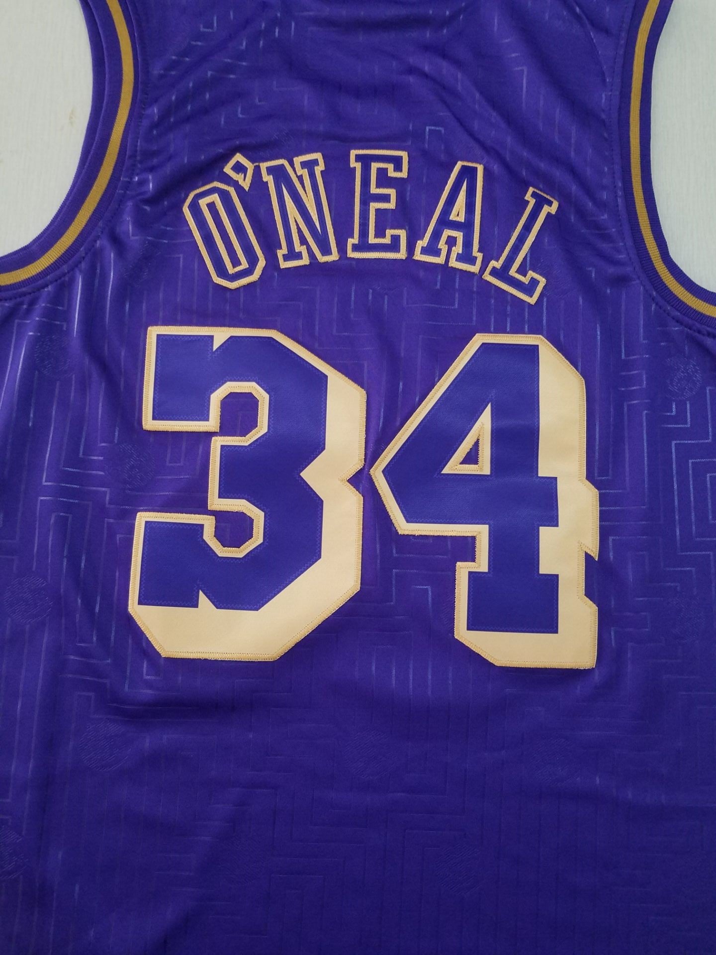 Men's Los Angeles Lakers Shaquille O'Neal Hardwood Classics Swingman Jersey