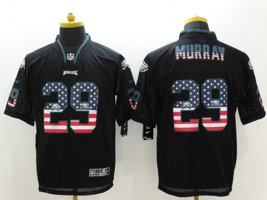 Men's Philadelphia Eagles DeMarco Murray #29 Black Game Jersey