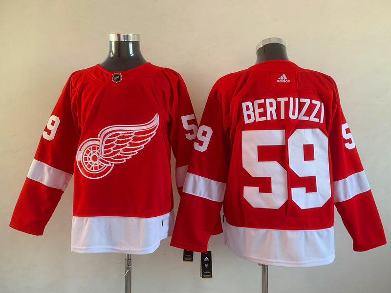 Men's Detroit Red Wings Todd Bertuzzi #59 Red Home Breakaway Player Jersey