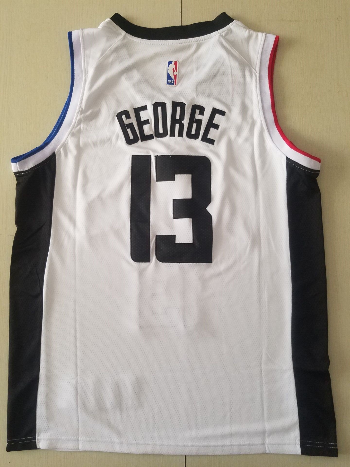 Men's LA Clippers Paul George #13 NBA White Classics Jersey