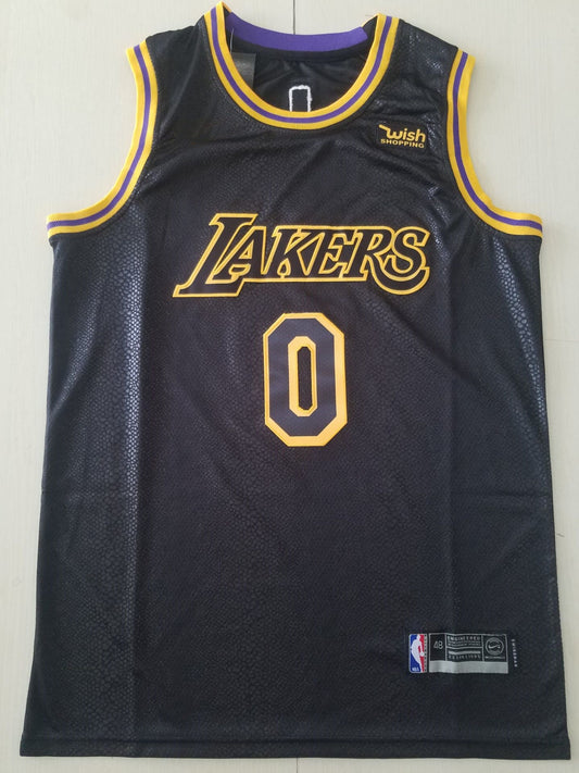 Men's Los Angeles Lakers Russell Westbrook Black City Edition Swingman Jersey