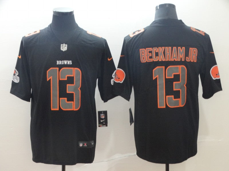 Men's Cleveland Browns Odell Beckham Jr. Black Alternate Game Jersey