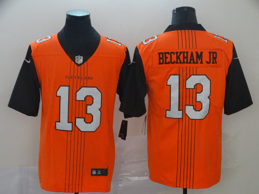 Men's Cleveland Browns Odell Beckham Jr. Orange City Edition Game Jersey