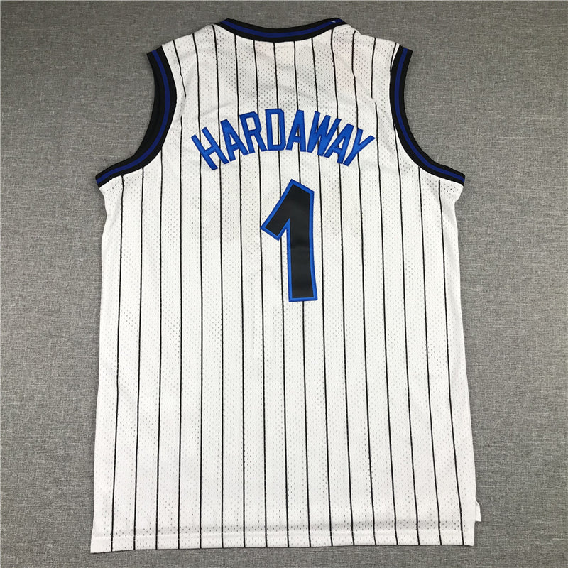 Men's Orlando Magic Penny Hardaway #1 White Hardwood Classics Swingman Jersey