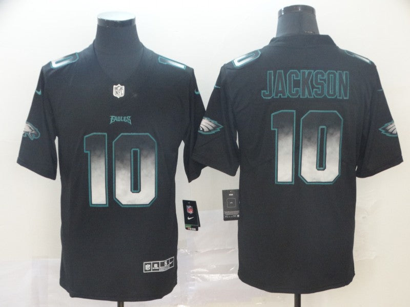 Men's Philadelphia Eagles #10 Desean Jackson Black Game Jersey