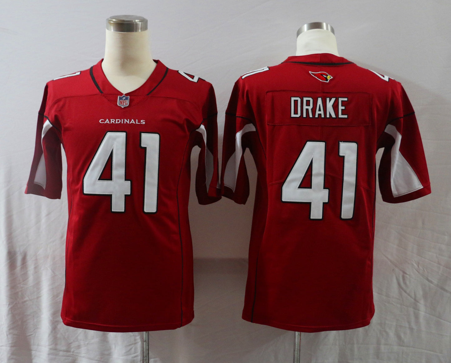 Men's Arizona Cardinals Kenyan Drake #41 Red Game Jersey