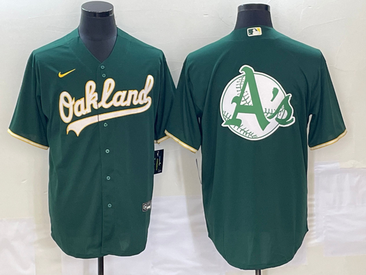 Men's Oakland Athletics Kelly Green Alternate Replica Team Jersey