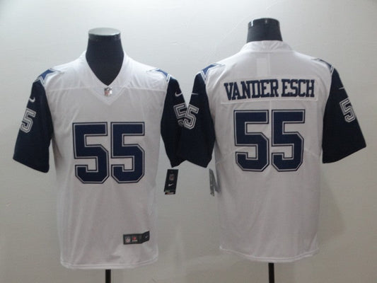 Men's Dallas Cowboys Leighton Vander Esch #55 White Game Jersey