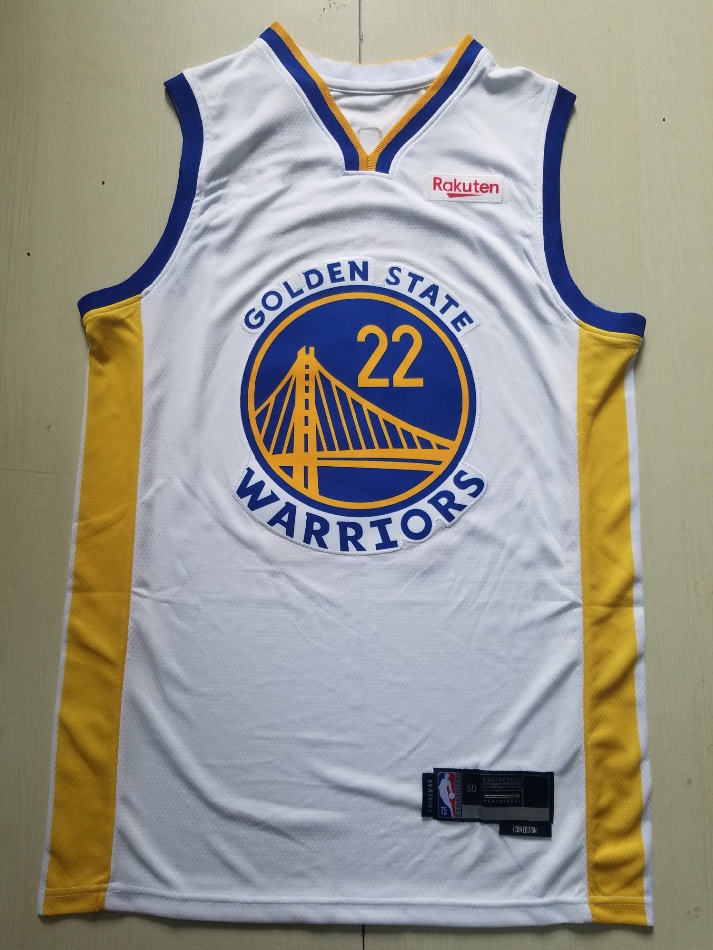 Men's Golden State Warriors Andrew Wiggins #22 White Player Jersey