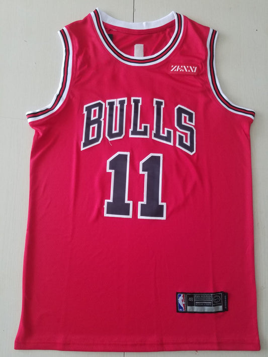 Men's Chicago Bulls DeMar DeRozan #11 Red Fast Break Replica Player Jersey