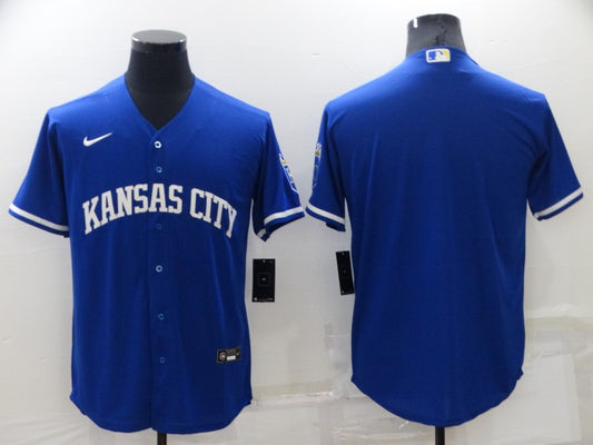 Men's Kansas City Royals Royal Alternate Replica Team Blank Jersey