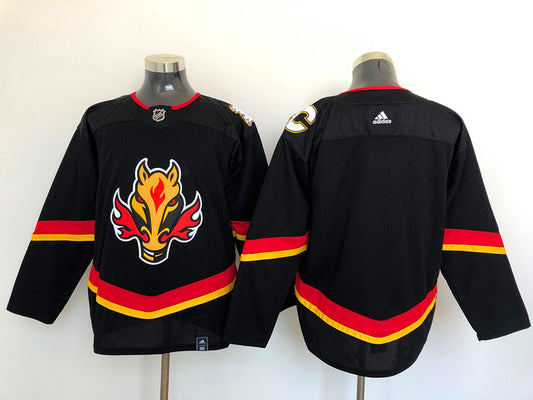 Men's Calgary Flames Black Alternate Primegreen Authentic Blank Jersey