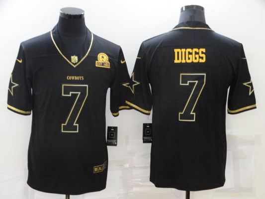 Men's Dallas Cowboys Trevon Diggs #7 Black Game Jersey