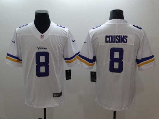 Men's Minnesota Vikings Kirk Cousins #8 Jersey White