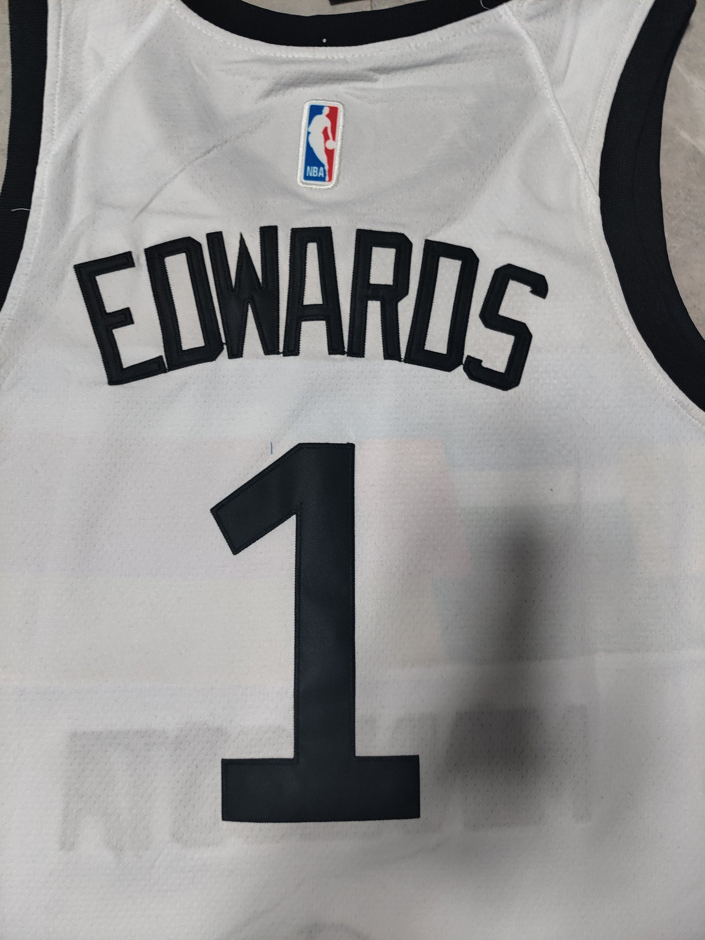 Men's Minnesota Timberwolves Anthony Edwards #1 White 2022/23 Fastbreak Jersey - City Edition