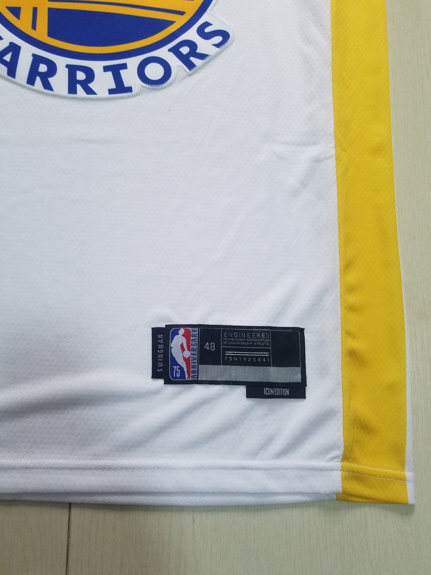 Men's Golden State Warriors Jordan Poole White Fast Break Replica Player Jersey