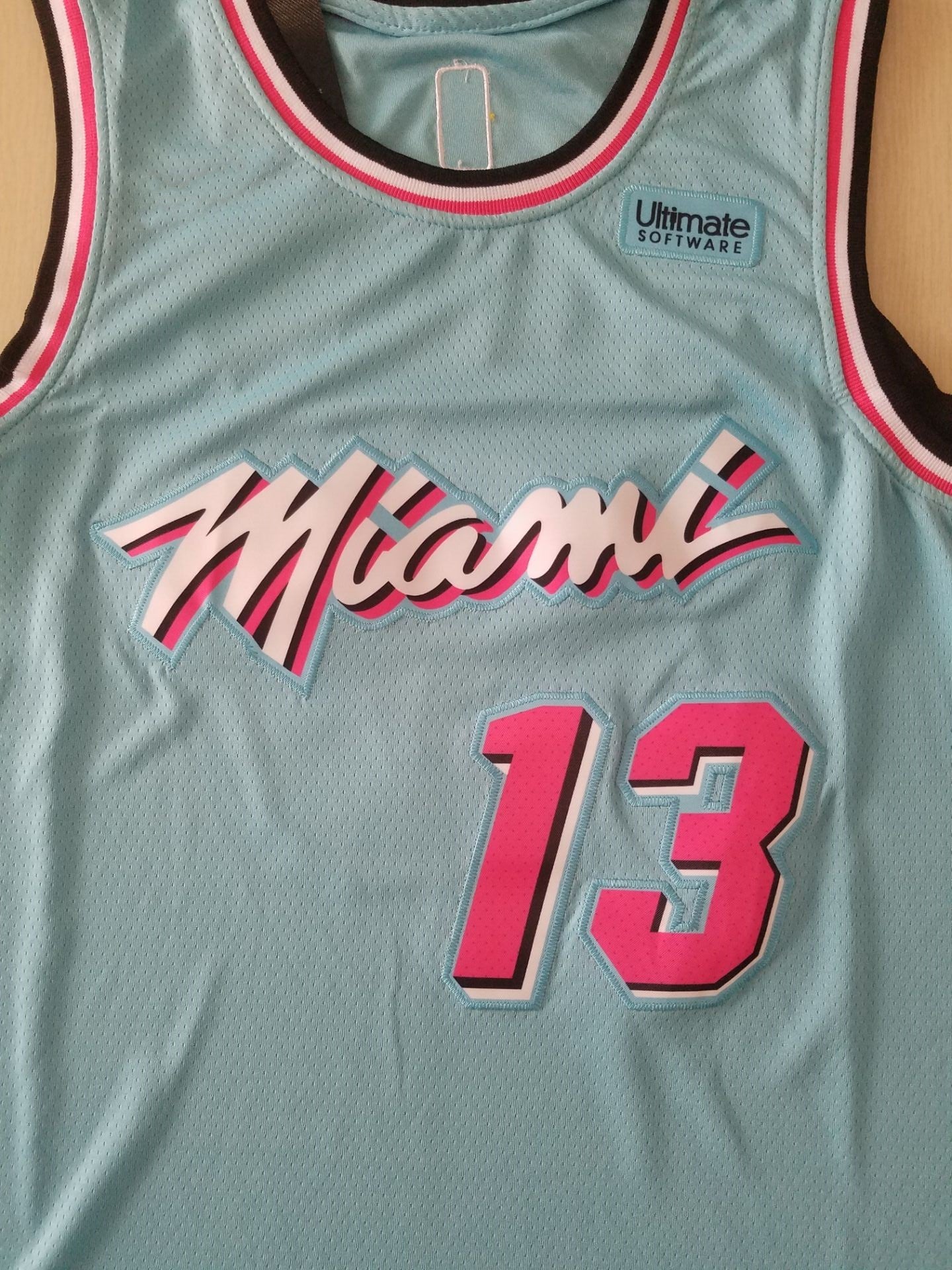 Men's Miami Heat Bam Adebayo #13 Blue Swingman Player Jersey