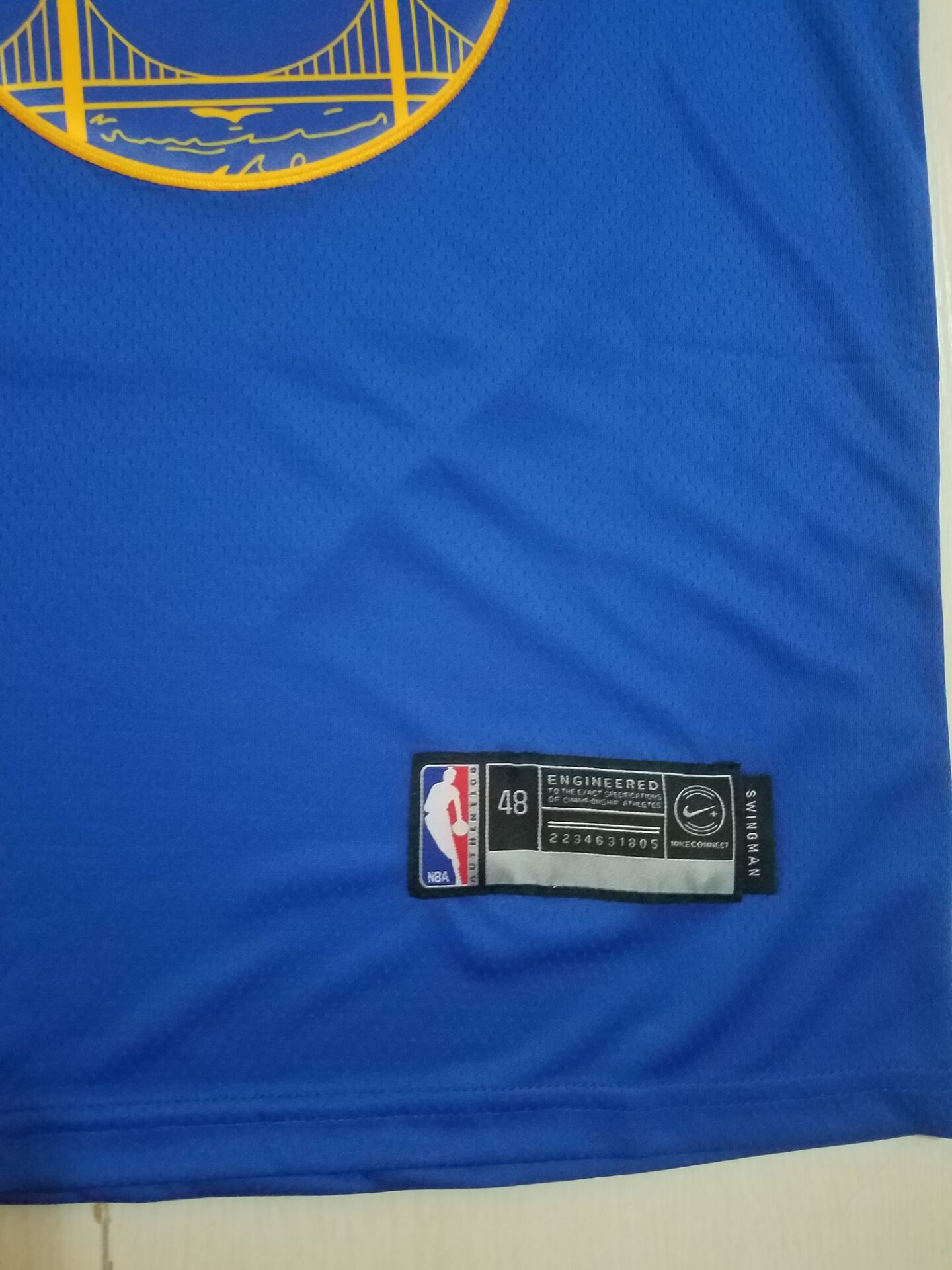 Men's Golden State Warriors James Wiseman #33 Blue Swingman Player Jersey