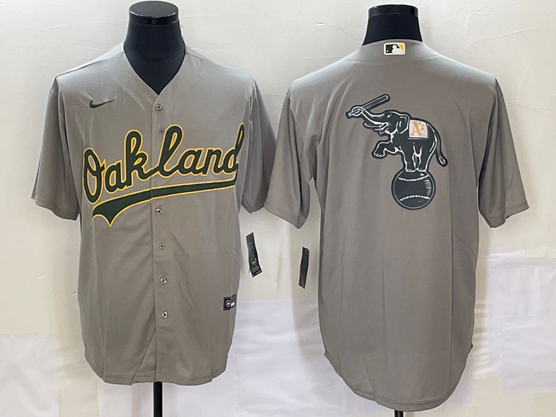 Men's Oakland Athletics Gray Replica Game Jersey