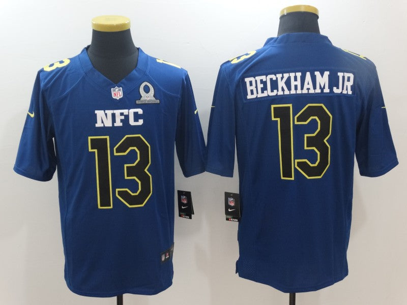 Men's New York Giants Odell Beckham Jr. #13 Blue Game Player Jersey