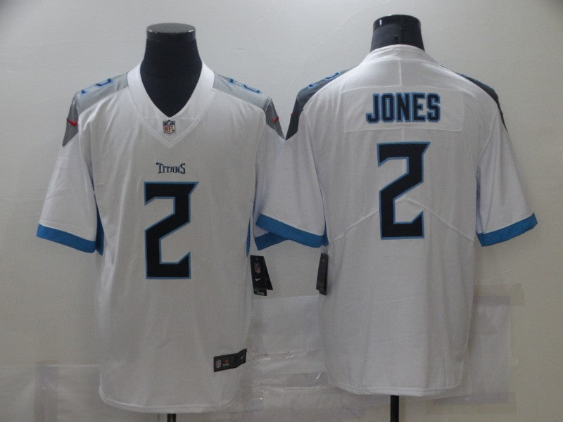 Men's Tennessee Titans Julio Jones #2 White Game Jersey