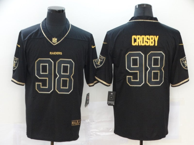 Men's Las Vegas Raiders Maxx Crosby #98 Black Game Jersey