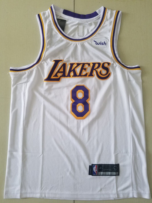 Men's Los Angeles Lakers Kobe Bryant #8 White Swingman Player Jersey