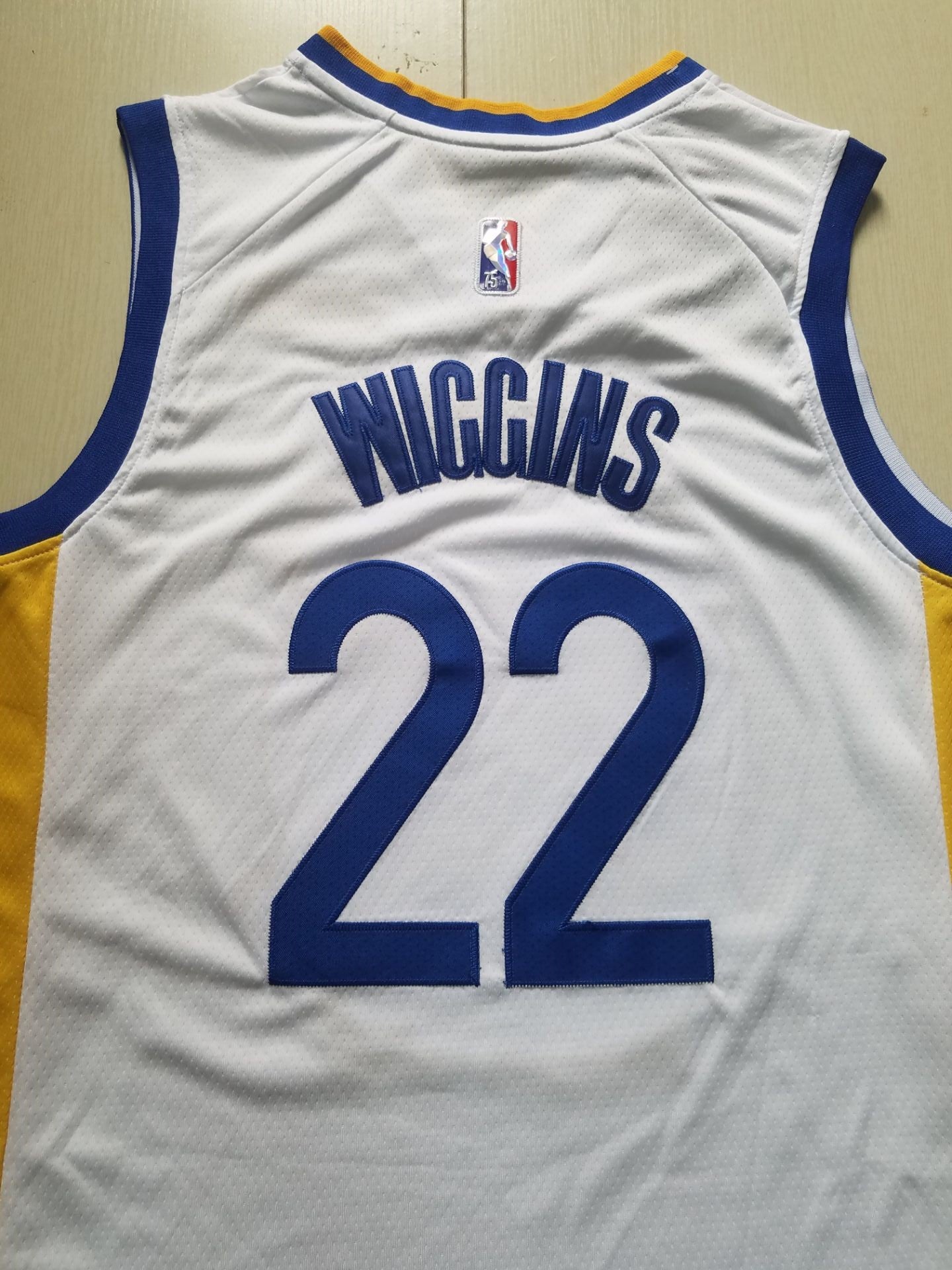 Men's Golden State Warriors Andrew Wiggins #22 White Player Jersey