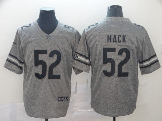 Men's Chicago Bears Khalil Mack #52 Gray Game Jersey