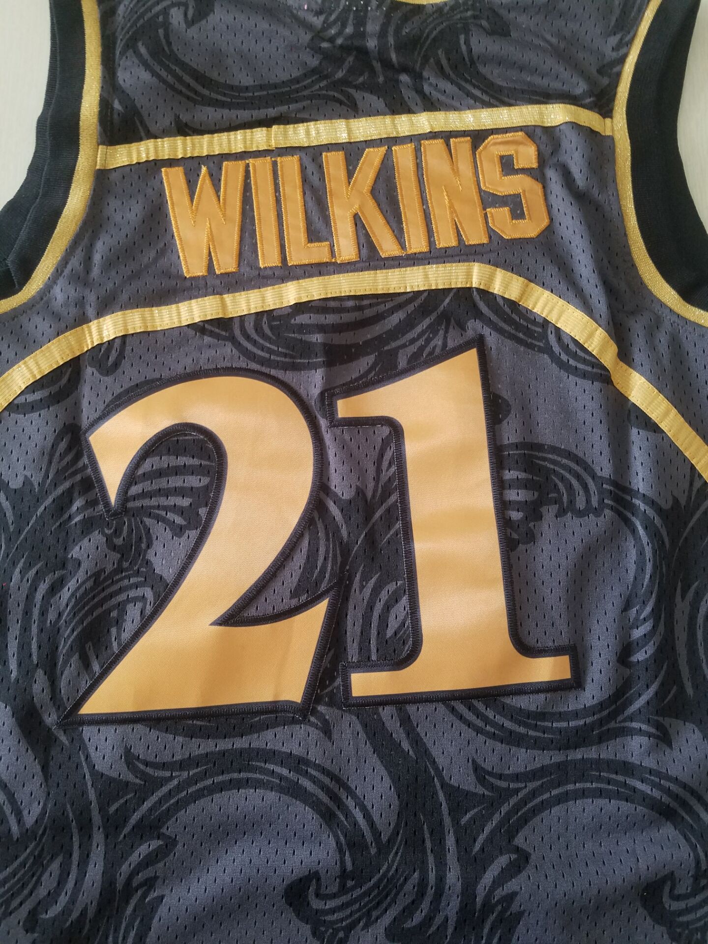 Men's Atlanta Hawks Dominique Wilkins 1986-87 Hardwood Classics Swingman Jersey