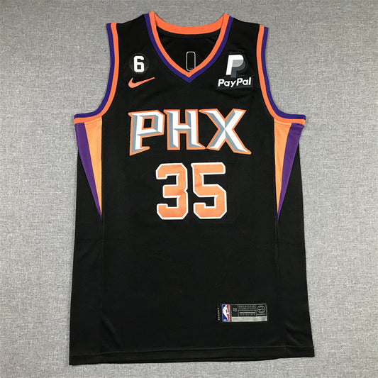 Men's Phoenix Suns Kevin Durant #35 Black 2022/23 Player Jersey