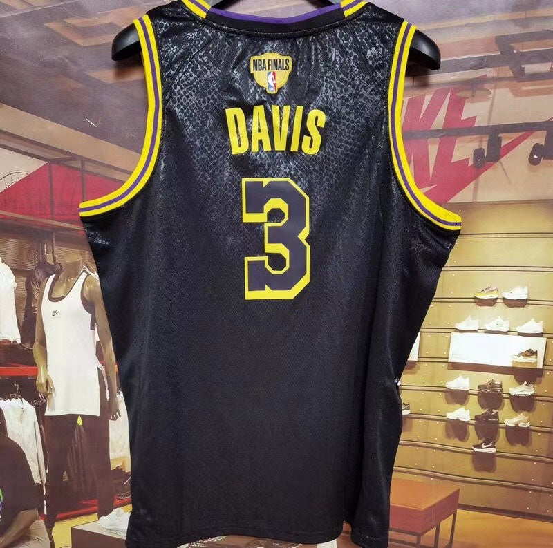 Men's Los Angeles Lakers Anthony Davis #3 Final Path Jersey